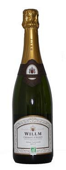Вино Willm Crémant d'Alsace brut bio Виллм Креман д'Альзас брют био 750 мл