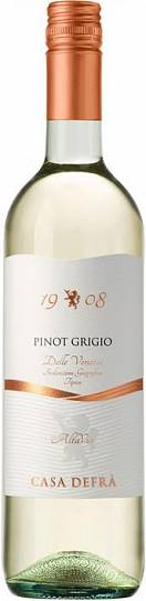 Вино Casa Defra Pinot Grigio Delle Venezie IGT  2019 750 мл 
