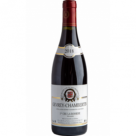 Вино Domaine Harmand-Geoffroy Gevrey Chambertin 1er Cru La Bossiere Monopole  2018 750