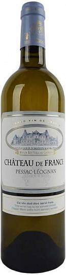 Вино Chateau de France  Blanc  AOC Pessac Leognan white  2014 750 мл