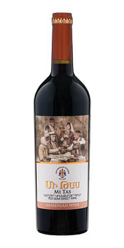 Вино Mi Tas Gevorkian Winery Red semisweet Ми Тас Геворкян Вайнери красное Полусладкое 750 мл