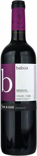 Вино Buil & Gine Baboix Montsant DO  2013 750 мл 14,5%