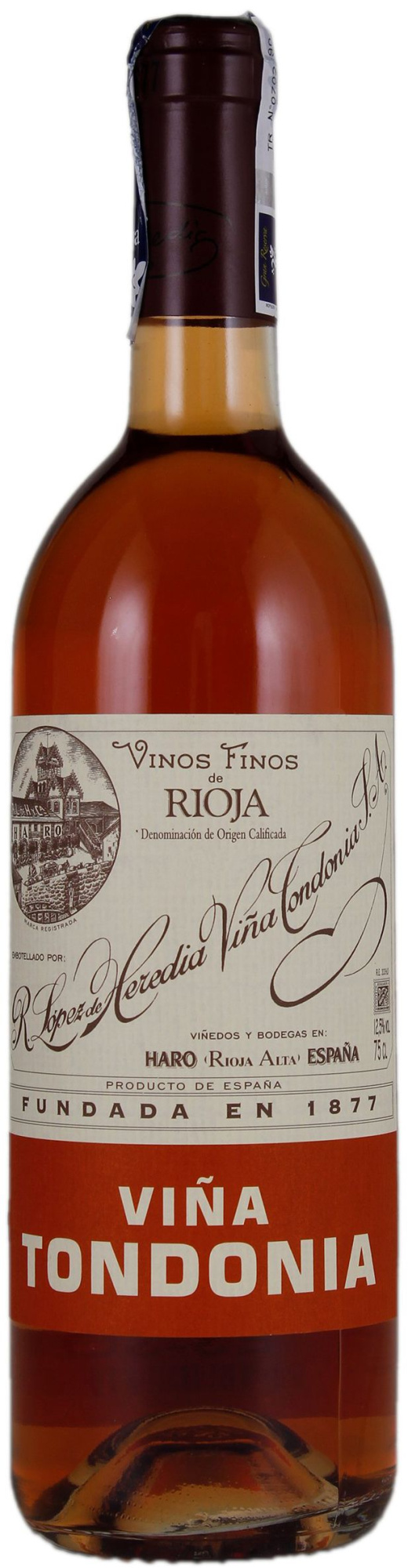 Вино   Lopez De Heredia, Vina Tondonia Gran Reserva Rosado   Лопес де Эредия, Винья Тондония Гран Резерва Росадо  2010  750 мл 13%