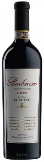 Вино  Tenuta Carretta Cascina Bordino Barbaresco Riserva gift box   2016   750 мл