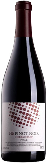 Вино Hans Erich Dausch HE Pinot Noir Herrschaft 2016 750 мл 13,5%