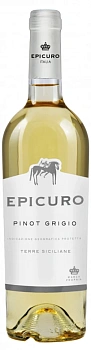 Вино Femar Vini  Epicuro Pinot Grigio Terre Siciliane IGP  750 мл 12,5%