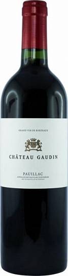 Вино Chateau Gaudin, Pauillac AOC, Шато Годан, 2002  750 мл