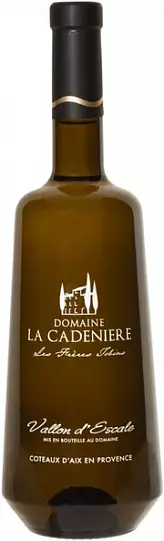 Вино   Вино Domaine La Cadeniere  Vallon d'Escale  Blanc 2021  750 мл 13 %