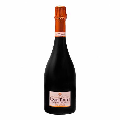 Шампанское   Louis Tollet   La Grande Cuvee Brut  rose  2017   750 мл  12 %