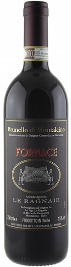 Вино  Le Ragnaie Brunello di Montalcino Fornace   2015 750 мл