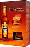 Бренди Metaxa 7*, Метакса  7* подарочная упаковка + 2 бокала 700 мл