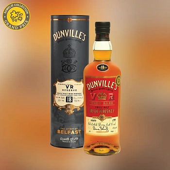 Виски Dunvilles Single Malt Irish Whiskey 18YO 55% 700 ml