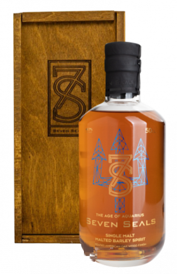 Виски Seven Seals Zodiac The Age of Aquarius Peated Single Malt Whisky 500 мл