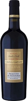 Вино Conte di Campiano Primitivo di Manduria Riserva  DOC  750 мл