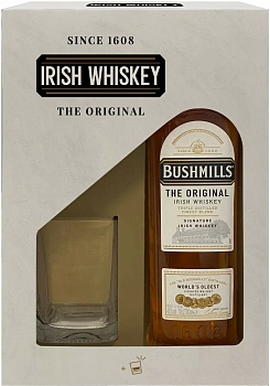 Виски Bushmills Original with  glass gift  box  700 мл
