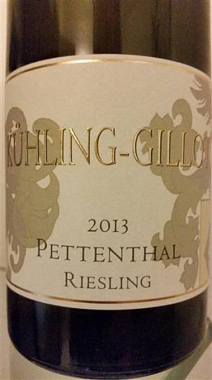 Вино Kuhling-Gillot Nierstein Pettenthal Riesling Trockenbeerenauslese Rheinhessen К