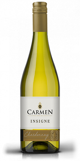 Вино Carmen Insigne Chardonnay  Central Valley   2023 750 мл