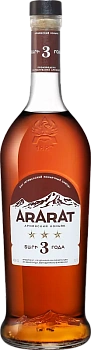 Коньяк Ararat 3* 700 мл