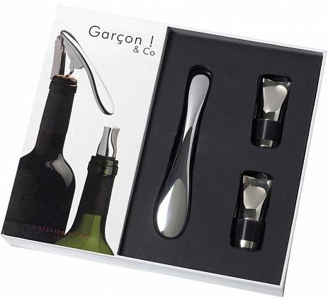 Подарочный набор L'Atelier du Vin  Gift set  Garcon! & Co in box  Пода