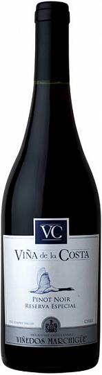 Вино  Vina de la Costa  Pinot Noir Reserva Special  Lontue Valley DO  2019 750 мл