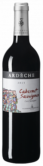 Вино  Vignerons Ardechois IGP  Ardeche Cabernet Sauvignon  Винеронс Ардэш