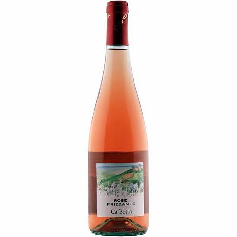 Вино (слабоигристое)  Ca'Botta  Rose Frizzante   750 мл