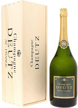 Шампанское Deutz Brut Classic wooden box  3000 мл