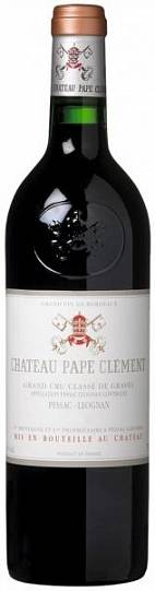 Вино Chateau Pape Clement AOC Pessac-Leognan Grand Cru Classe de Graves  Шато Па