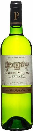 Вино Chateau Marjosse  Blanc Entre-Deux-Mers AOC   2016 750 мл