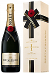 Шампанское Moet & Chandon Brut Impérial Limited Edition   Моэт & Шандон брют Империал Лимитед Эдишн Новогодняя   подарочная упаковка 750 мл