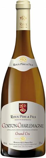 Вино Domaine Roux Pere & Fils  Corton-Charlemagne Grand Cru AOC     2017   750 мл