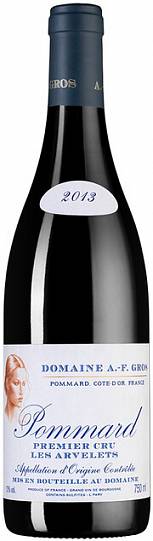 Вино Domaine A.-F. Gros Pommard 1-er Cru  Les Arvelets  AOC   2016 750 мл 