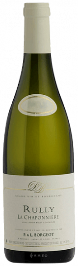 Вино Domaine Borgeot Rully La Chaponniere  2018 750 мл 13%