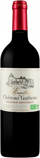 Вино  L'Emotion du Chateau Guibeau  Puisseguin Saint-Emilion AOC  2016 750 мл