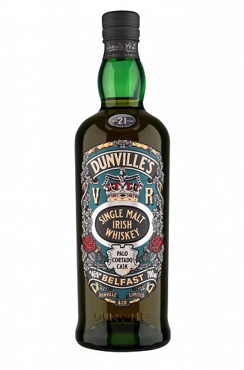 Виски   Dunvilles Single Malt Irish Whiskey Palo Cortado Cask 21YO   700  мл