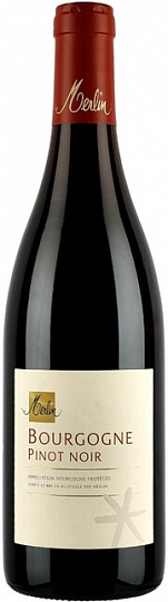 Вино Merlin Bourgogne Pinot Noir AOP Мерлян Бургонь Пино Нуар 202