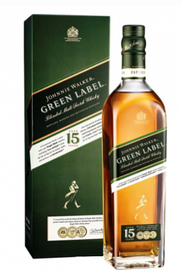 Виски Johnnie Walker Green Label в подарочной упаковке 700 мл
