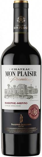 Вино  Chateau Mon Plaisir  Premium Cabernet-Merlot  Шато Монплезир  Пр