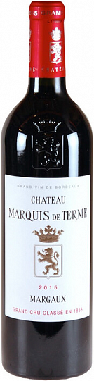 Вино Chateau Marquis de Terme Margaux AOC  2015 750 мл 