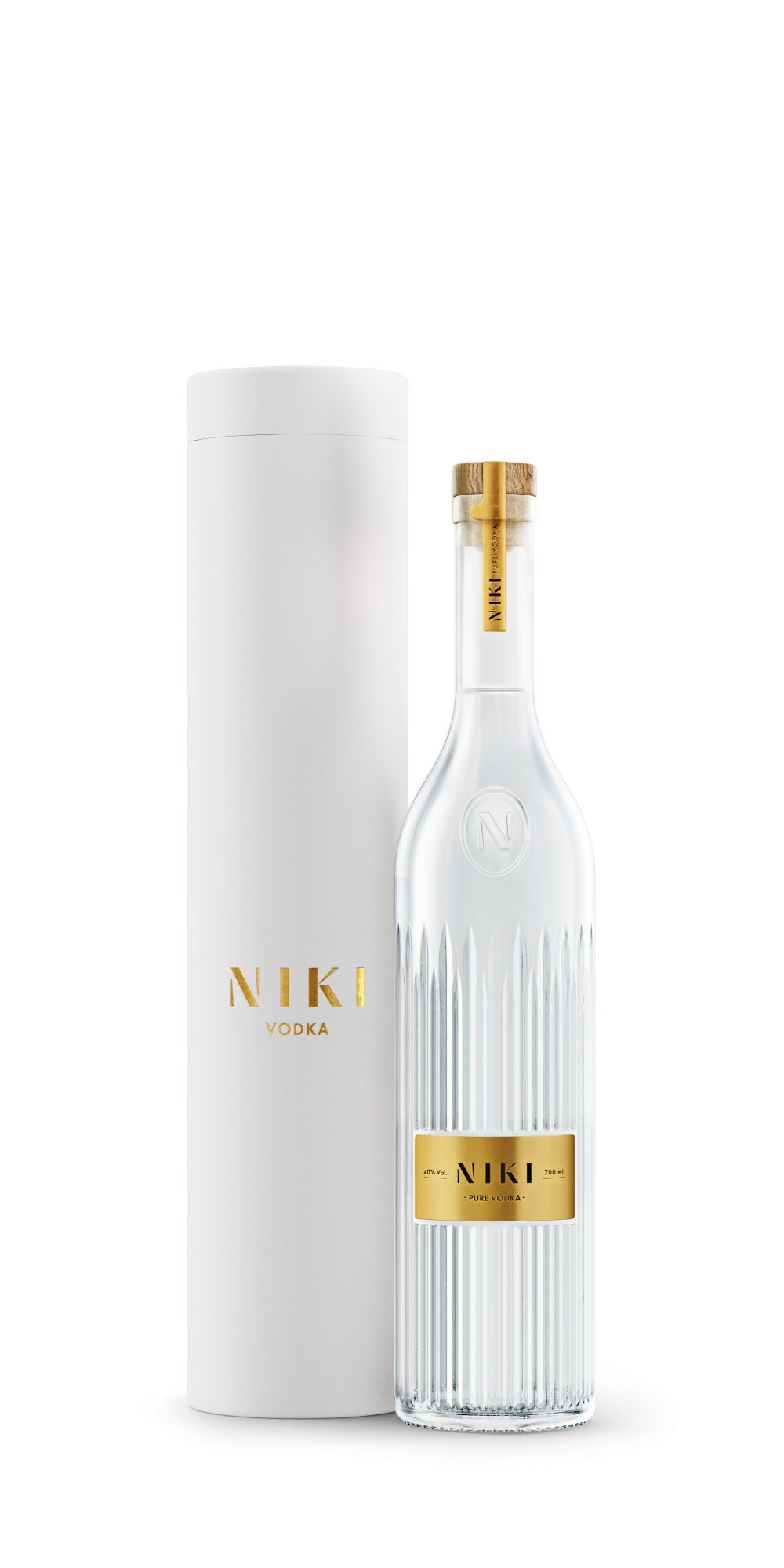 Водка   Niki Pure  in tube  700 мл 40 %