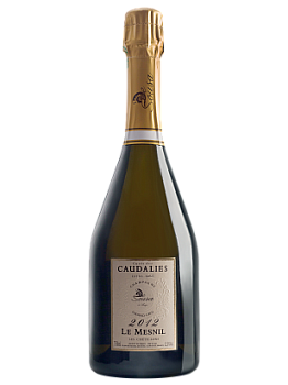 Шампанское  De Sousa Grand Cru Cuvee des Caudalies Le Mesnil Blanc de Blancs Extra Brut Millesime в подарочной упаковке  2012  750 мл 12,5%