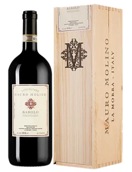 Вино Mauro Molino Barolo DOCG  2021 gift box  1,5 л