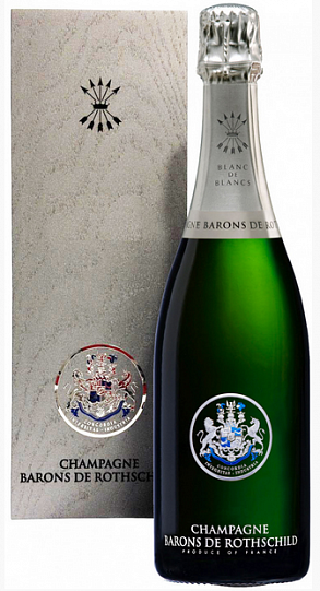 Шампанское Barons de Rothschild Blanc de Blancs Brut  gift box  2010 750 мл