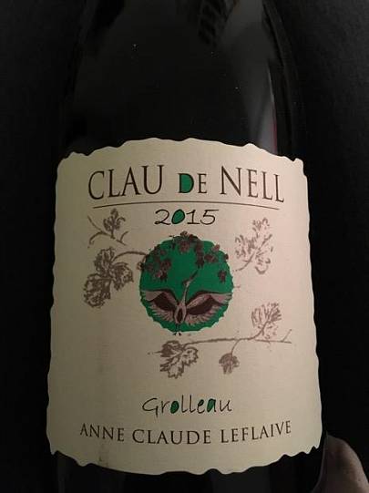Вино CLAU DE NELL Grolleau red dry  2015 750 мл
