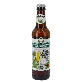 Пиво Samuel Smiths Pure Brewed Organic Lager/Сэмюэл Смит'с "Пьюр Брюд Органик Лагер" 355 мл