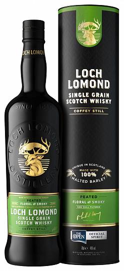 Виски  Loch Lomond Single Grain Peated in gift box700 мл