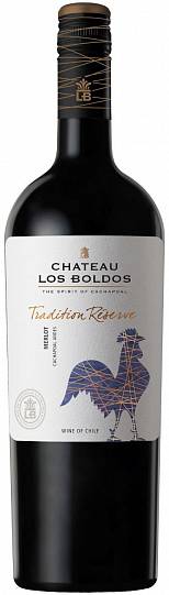 Вино Chateau Los Boldos Tradition  Réserve Merlot  2021 750 мл
