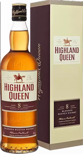Виски  Highland Queen 8 Years Old gift box  8year 750 мл