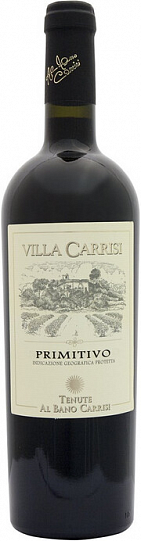 Вино Al Bano Carrisi  Villa Carrisi Primitivo Salento IGP red  2020 750 мл 