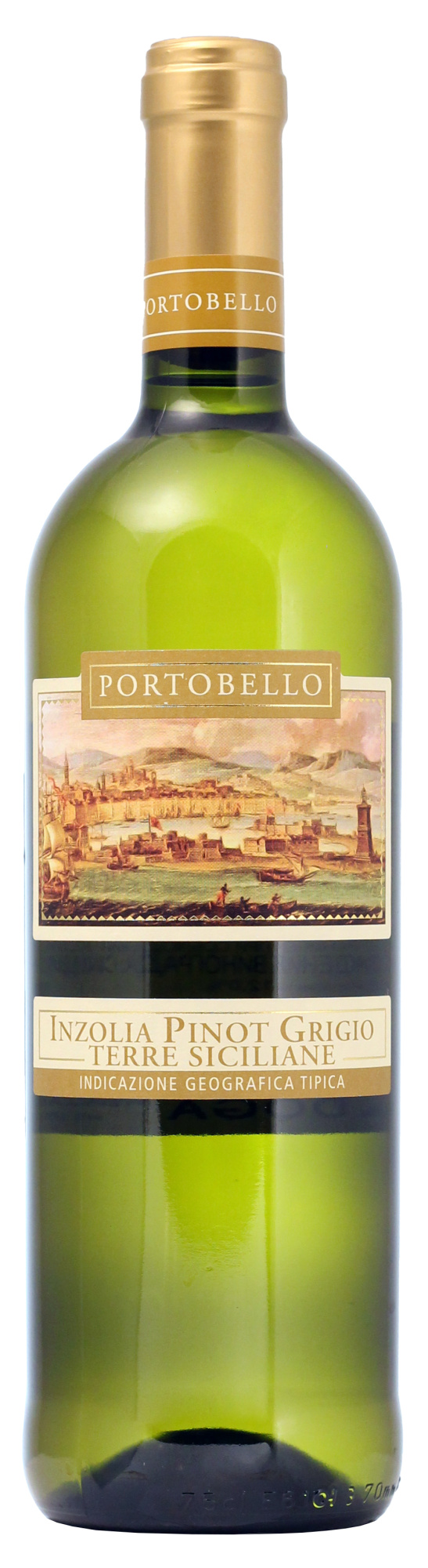 Вино   Portobello  Inzolia-Pinot Grigio, Terre Siciliane IGT Портобелло Инзолия Пино Гриджо Терре Сицилиане    750 мл